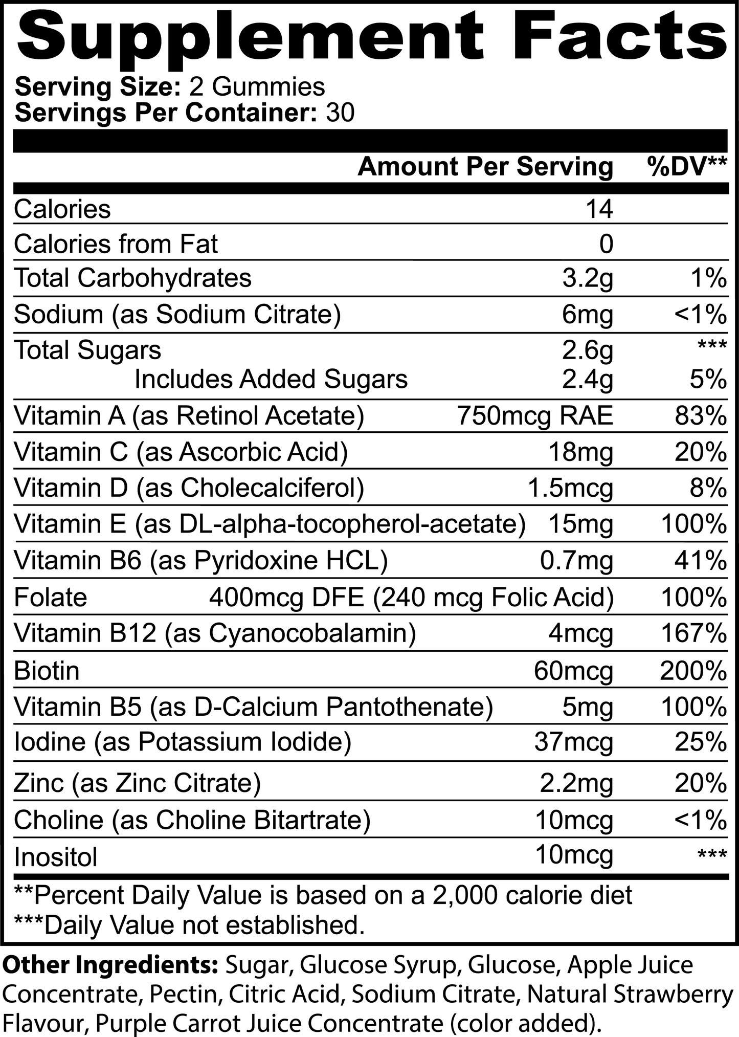 BUFF VITAL GUMMIES DAILY MULTIVITAMIN